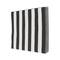 24 Packs: 20 ct. (480 total) Black & White Stripes Beverage Napkins by Celebrate It™